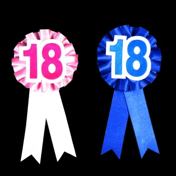 

2pcs birthday girl & boy 18 21 men woman party badge happy birthday brooch Event party supplies fun gift party favor