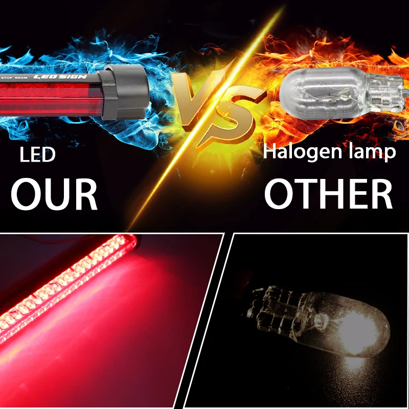 12V автомобиль 3RD Стоп задний светильник LED High Mount стоп сигнала высокое положение