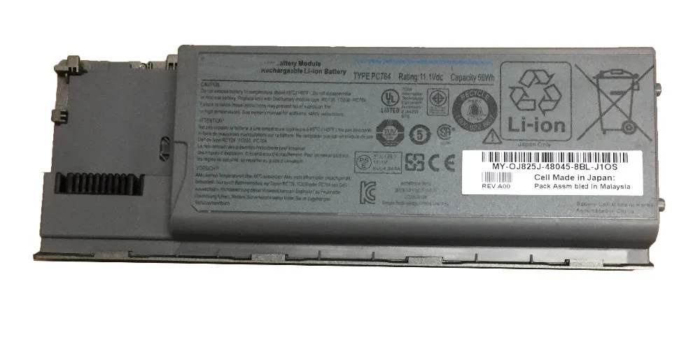 Ноутбук Батарея для Dell Latitude D620 D630 D630c D631 серии 0GD775 0GD787 0JD605 0JD60
