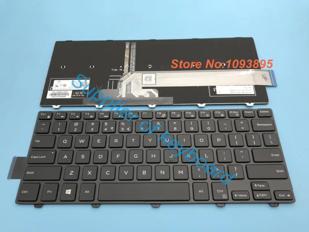 

Original NEW English keyboard For Dell Inspiron 14 5459 5451 5455 5458 7447 laptop English keyboard With Backlit