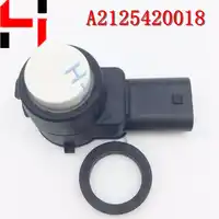 (4ピース)高品質駐車プラスチックセンサーpdc 2125420018、A2125420018用a b c s e slk cl clsクラスホワイト色