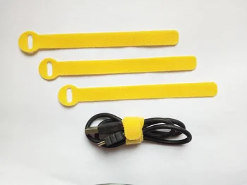 

84pcs 18*160mm yellow Nylon Reusable Cable Ties with Eyelet Holes back to back cable tie nylon strap thin hook cable organizer