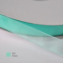 [IuBuFiGo лента] 5/"(16 мм) DIY прозрачная атласная лента 200 ярдов/рулон/лот