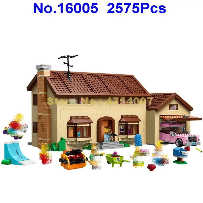 

83005/ 2575pcs family mart 6 figures building block 71006 Toy