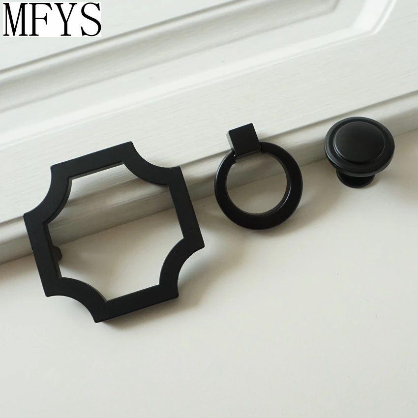 

Rustic Dresser Drawer Knobs Backplate Antique Bronze / French Cabinet Handles Knob Ornate / Cottage Chic Furniture Hardware