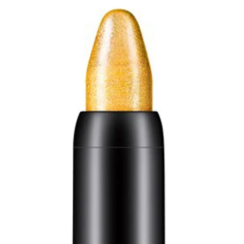 1 шт. макияж хайлайтер тени для век Карандаш тени для век подводка для глаз Ручка натуральный стойкий карандаш для век Карандаш подводка для глаз ручка 1 - Цвет: Gold