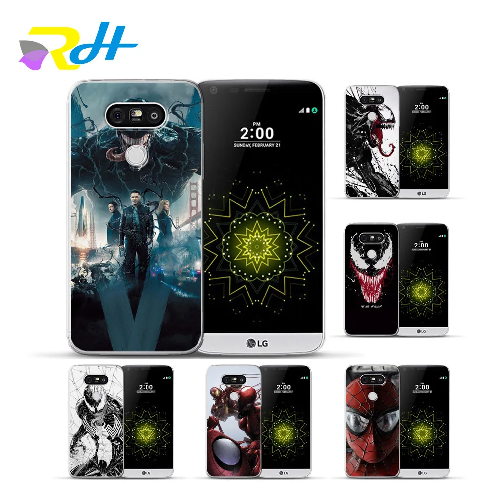 

For LG G4 G5 G6 Cover Soft venom Back Shell For LG Q6 Q8 case Thin For LG K4 K7 K8 K10 2017 X Power 2 X Screen Phone Cases