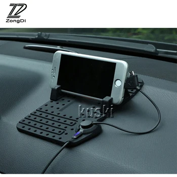 

ZD 1pcs For Renault Megane 2 3 Duster VW Touran Passat B6 Golf 7 T5 T4 Fiat 500 Car Charger Phone Holder Anti-Slip Mat Dashboard