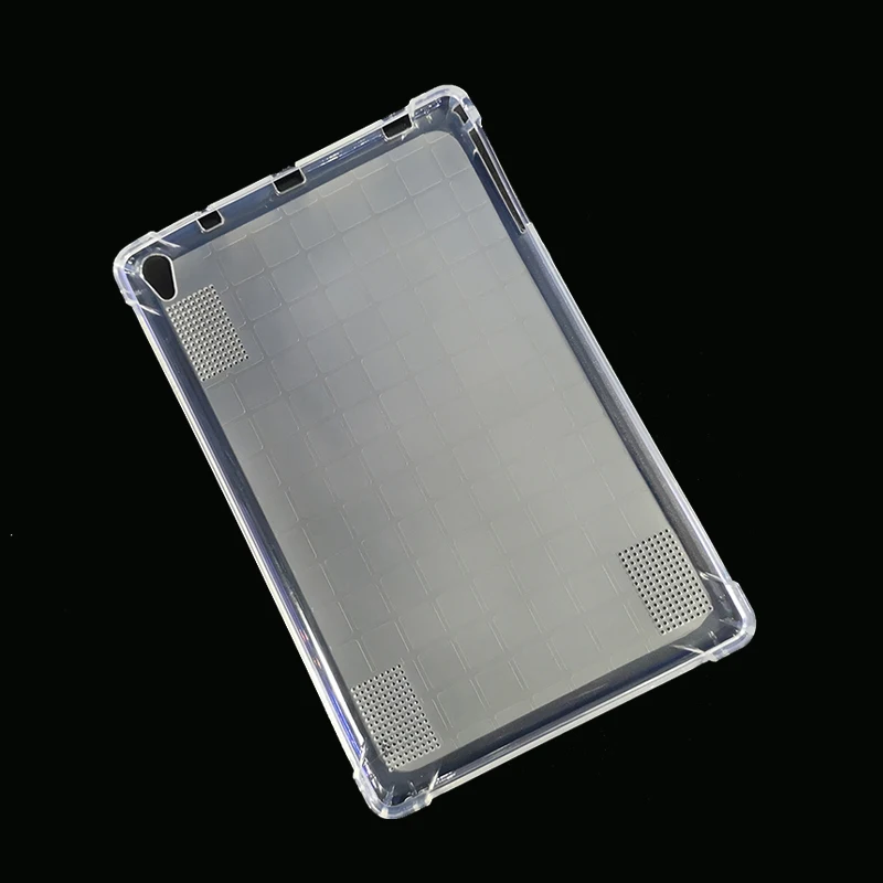 Transparent TPU чехол для BDF W960, Восьмиядерный, Android 7,0, телефонный звонок, sim-карта, 4G, 3G, 10,1 дюймов, Мягкий защитный чехол+ пленка, подарки - Цвет: Transparent