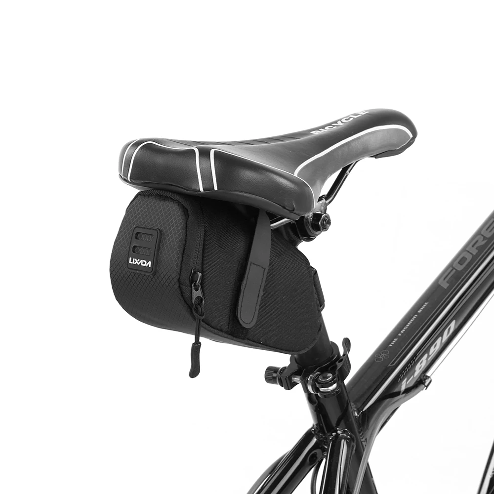 ROCKBROS Bolsa de asiento de bicicleta, bolsa de sillín de bicicleta debajo  del asiento 3D, paquete de asiento de ciclismo para bicicletas de