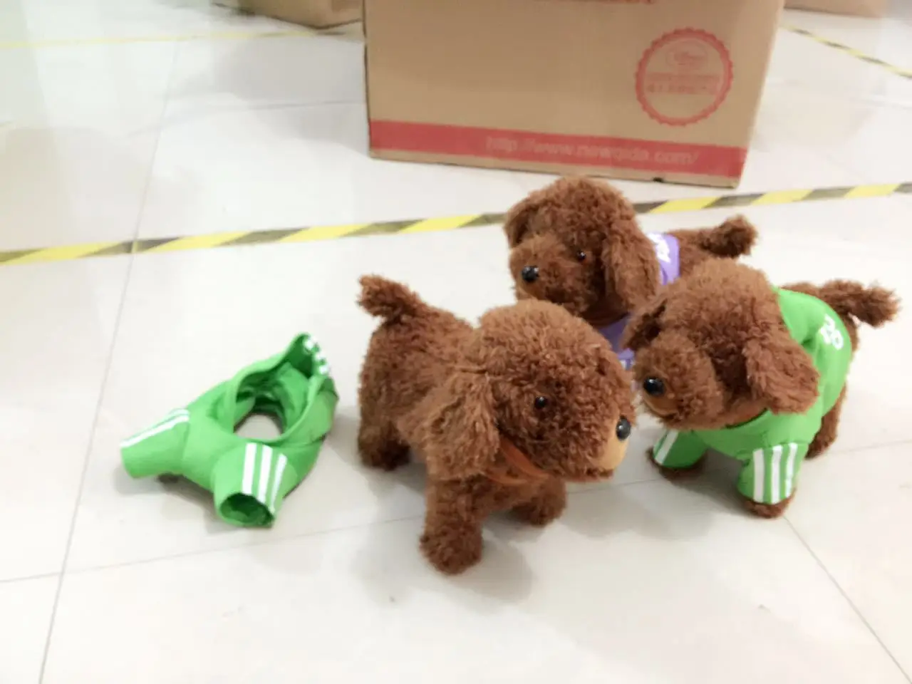 Плюшевый щенок будет называться ходячий танец музыка электрическая тяга Shengtai Di собака плюшевые игрушки Детские Электронные Домашние животные