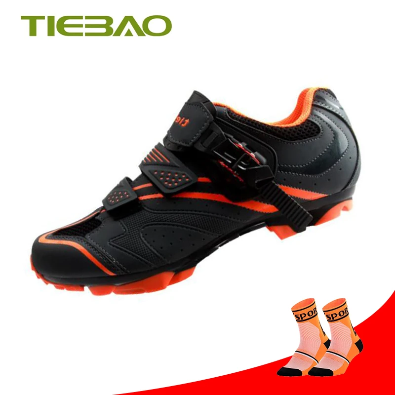 

Tiebao MTB Cycling Shoes Men Self-Locking Mountain Bike Shoes Racing Athletic Sport Breathable Riding Bicycle Superstar Sneakers