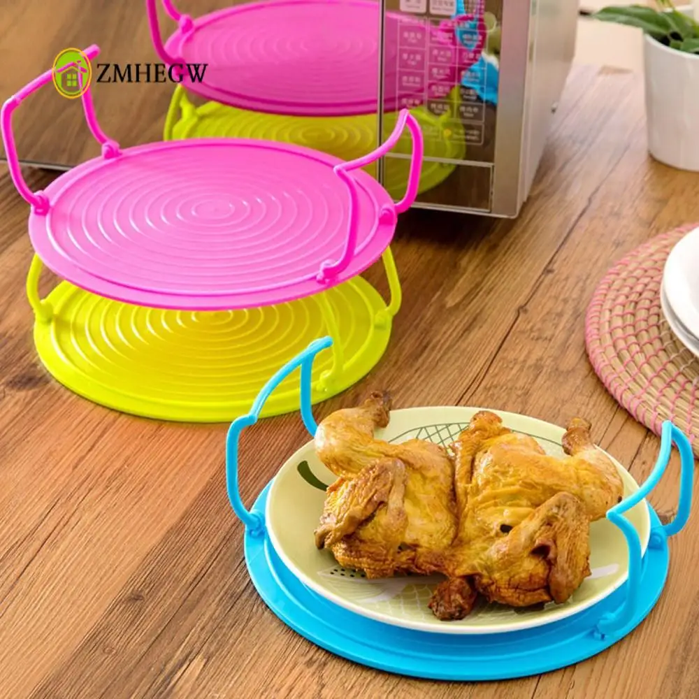 

Hot Sale Microwave Heating Rack Multifunctional Microwave Oven Heating Layered Steaming Tray Tray Double Layer Microwave Stand