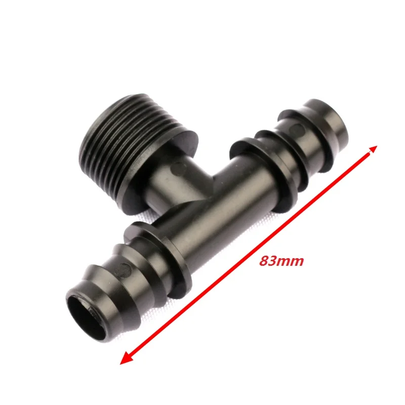 5pcs 3/4'' Male Thread To 20mm PE PPR Pipe Barbed Tee Connectors NNW