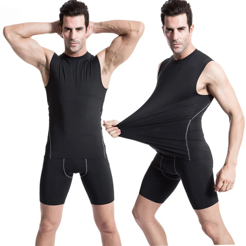 Майка мужская компрессионная без рукавов для занятий йогой|yoga shirt|shirt menshirt men shirt |