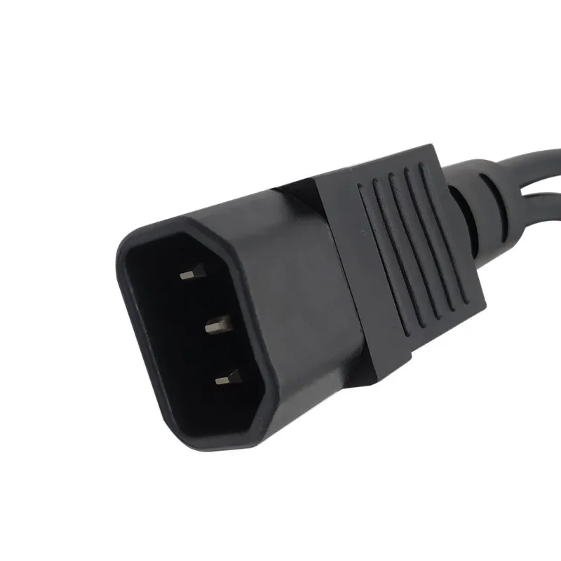 Кабель адаптер типа Y для разветвителя питания одиночный короткий кабель IEC 320 C14 с