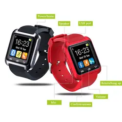 Smartwatch Bluetooth Berif U8 Смарт-часы Для мужчин часы уведомления Фитнес браслет с шагомером с Sim для iPhone, Android