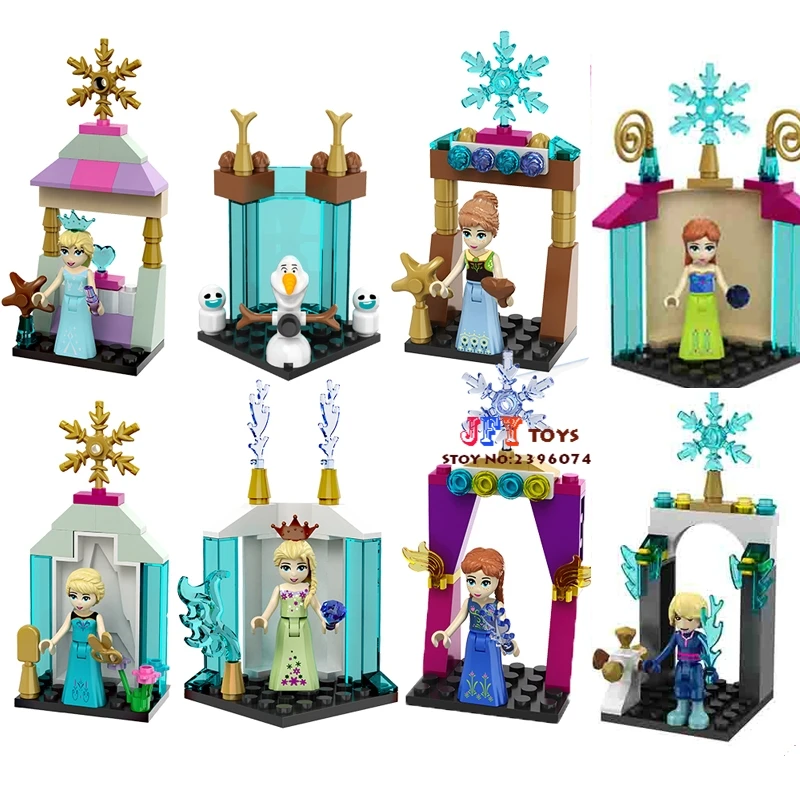 

80pcs starwars superhero Cartoon Movie Fairy Tale Princess Girl Friends building blocks bricks for house children toy iluminador