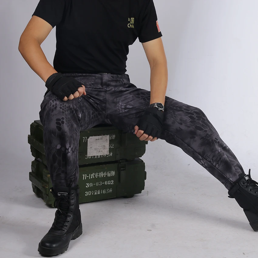 Military Uniform Tactical Pants Men Combat Multicam Pant Tatico Clothing Uniforme Militar Black Pyt