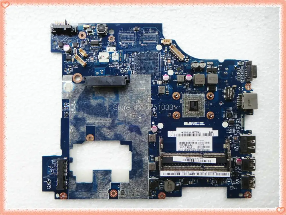 for Lenovo G575 Notebook PAWGD LA-6757P laptop motherboard G575GX Notebook DDR3 fully tested free shipping