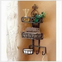 Cheap Household goods receive sanitary toilet wall hanging shelf, wrought iron bathroom, bathroom shelf Cheap Household goods receive sanitary toilet wall hanging shelf, wrought iron bathroom, bathroom shelf