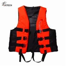 Полиэстеровый спасательный жилет для взрослых, куртка для плавания на лодках, спасательный жилет со свистком, S-XXXL, размеры, мужская куртка для водного спорта