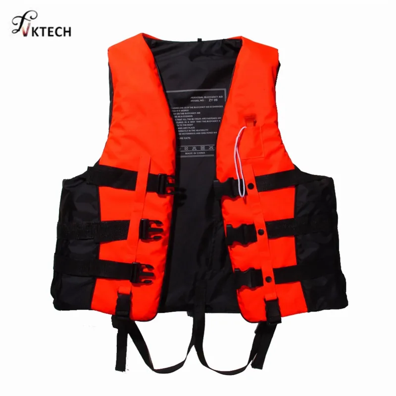 

FE# Durable S-XXXL Sizes Polyester Adult Life Jacket Universal Swimming Boating Ski Drifting Vest with Whistle Hot 2016