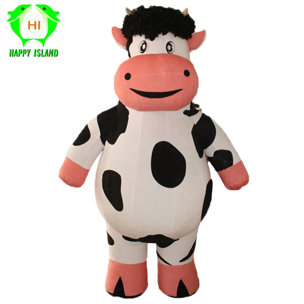 New Style Giant Cow Inflatable Costume Halloween Party Advertising 1.9M Tall Customized Cosplay Costumes for Adult | Тематическая
