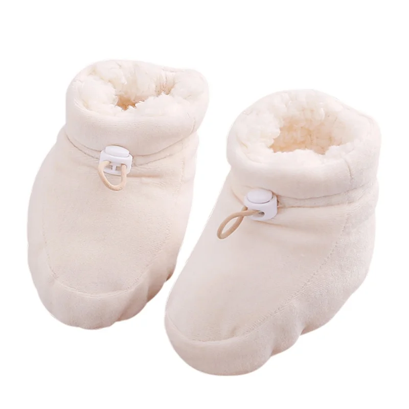 Newborn Baby Shoes Winter Warm Fluffy Cotton Baby Girls Shoes First