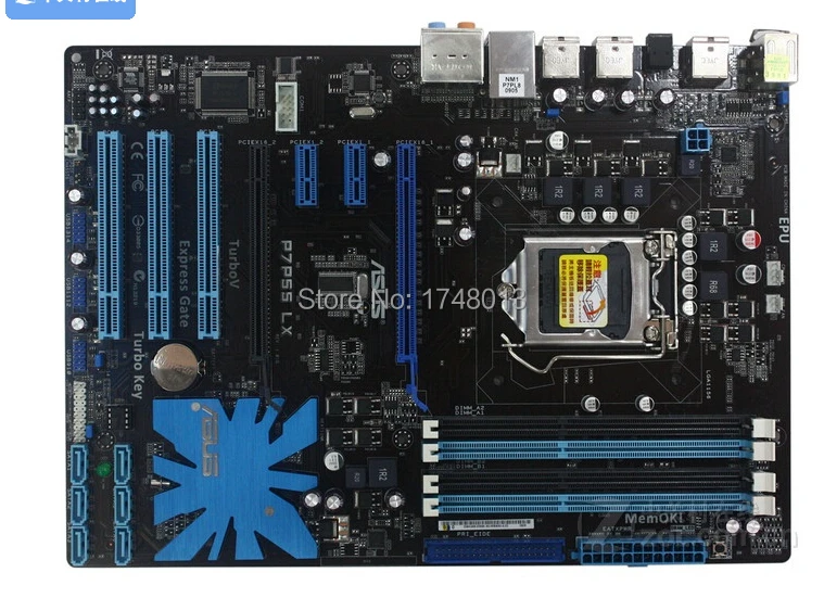 Asus P8B75-V настольная материнская плата B75 Socket LGA 1155 i3 i5 i7 DDR3 32G uATX UEFI биос оригинальная б/у материнская плата в продаже