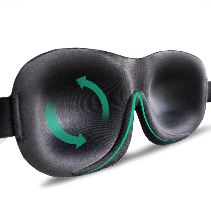 Total Blackout 3D Sleeping Eye Mask, Auxílio