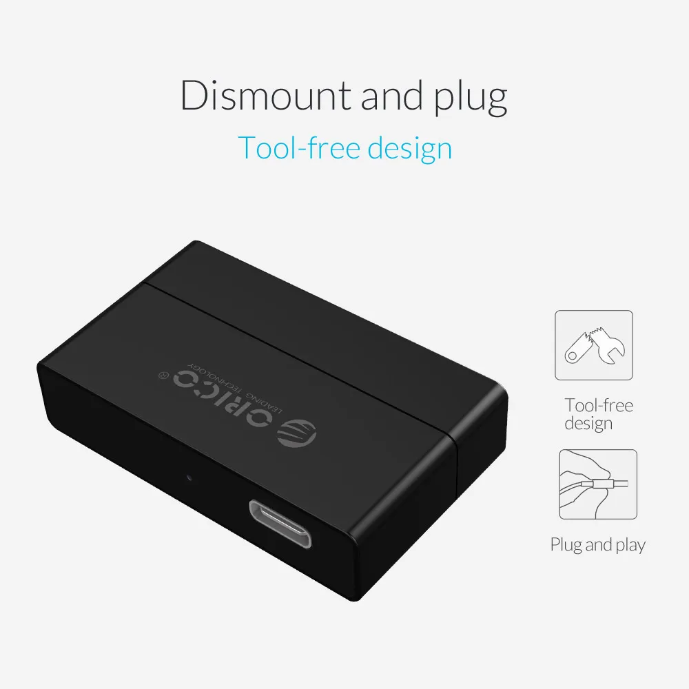 Адаптер для жесткого диска ORICO 2 5 дюйма USB 3 0 к Type C/Micro B SATA SSD Мини адаптер кабель