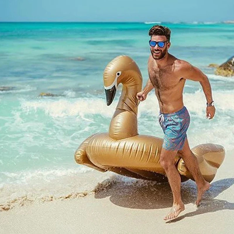 original_gold_swan_inflatable_floating_device.webp