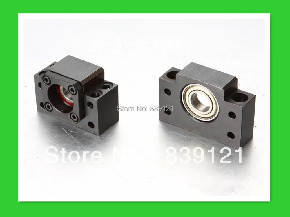 China good quality Ballscrew support Unit BKBF10 one set take angle bearing fixed side rectangular type