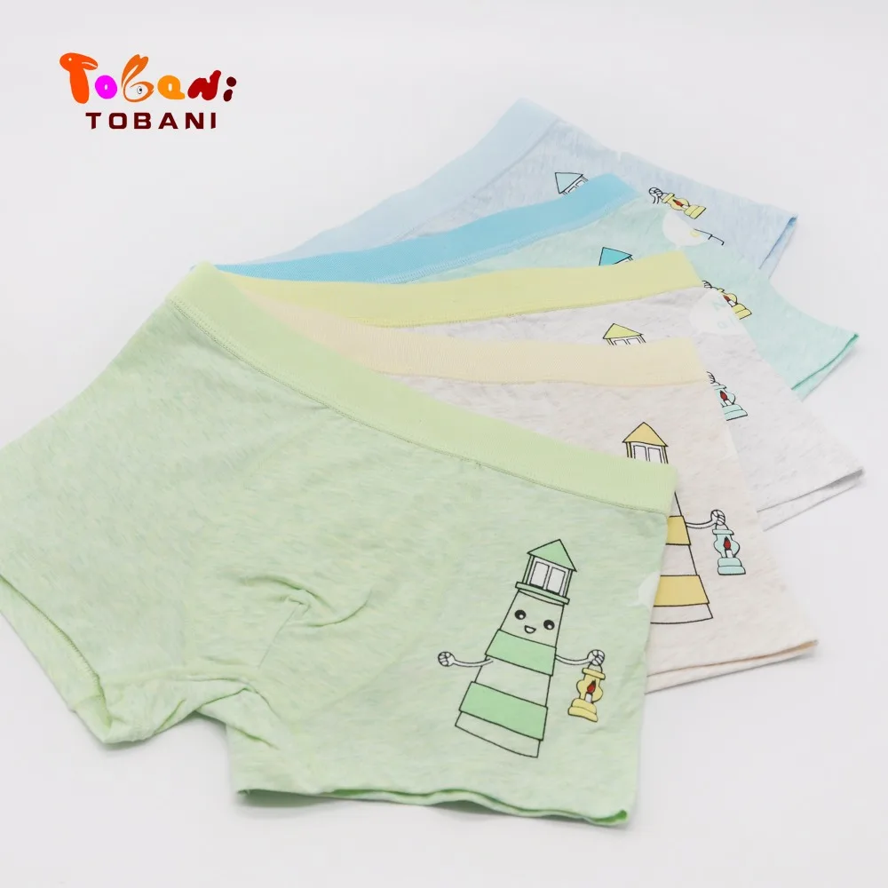 5pcs boys children underwear male color cotton baby underwear children
