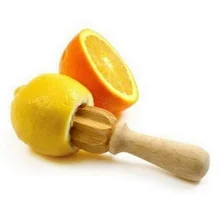 1 pcs High quality Wooden Lemon Squeezer Mini Juicer Fruit Orange Citrus Juice Extractor Reamer New