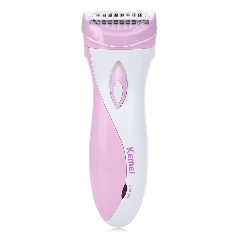 Kemei female epilator rechargeable shaving & hair removal waterproof