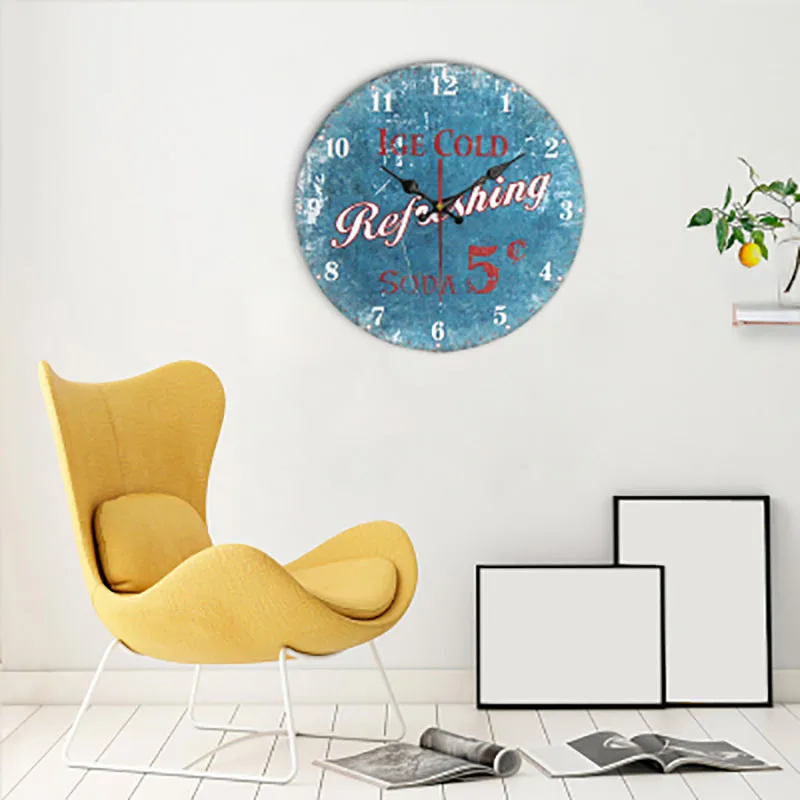 Style I Цифровые настенные часы современный дизайн винтажные минималистичные настенные часы домашний декор художественные часы настенные часы для гостиной спальни WZH507 - Цвет: Style I