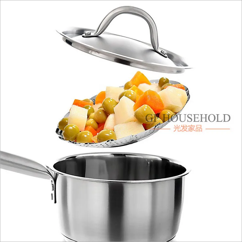 9 дюймовый складной отпариватель из нержавеющей стали на пару полка для