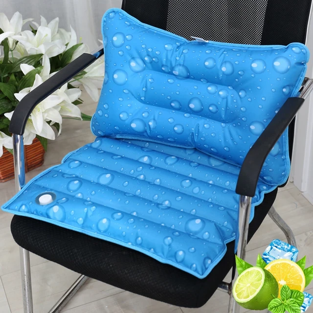 New Summer Water Drop Pattern Cool Pillow Cushion Office Chair Seat New Summer Water Drop Pattern Cool Pillow Cushion Office Chair Seat Cold Mat Back Self