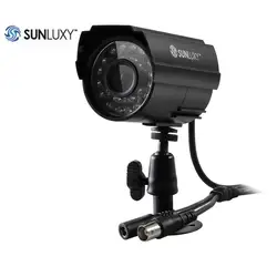 SUNLUXY 700TVL безопасности пуля камера PAL водостойкий 24 светодио дный LED IR-CUT ночное видение CCTV системы скрытого видеонаблюдения BNC разъем