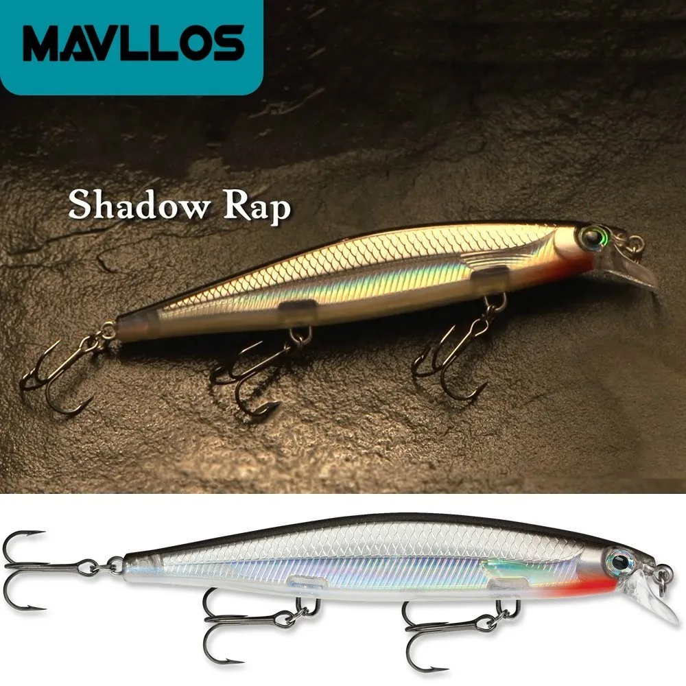 Mavllos плавающая воблер Minnow рыболовная приманка 110 мм 13 г профессиональная жесткая