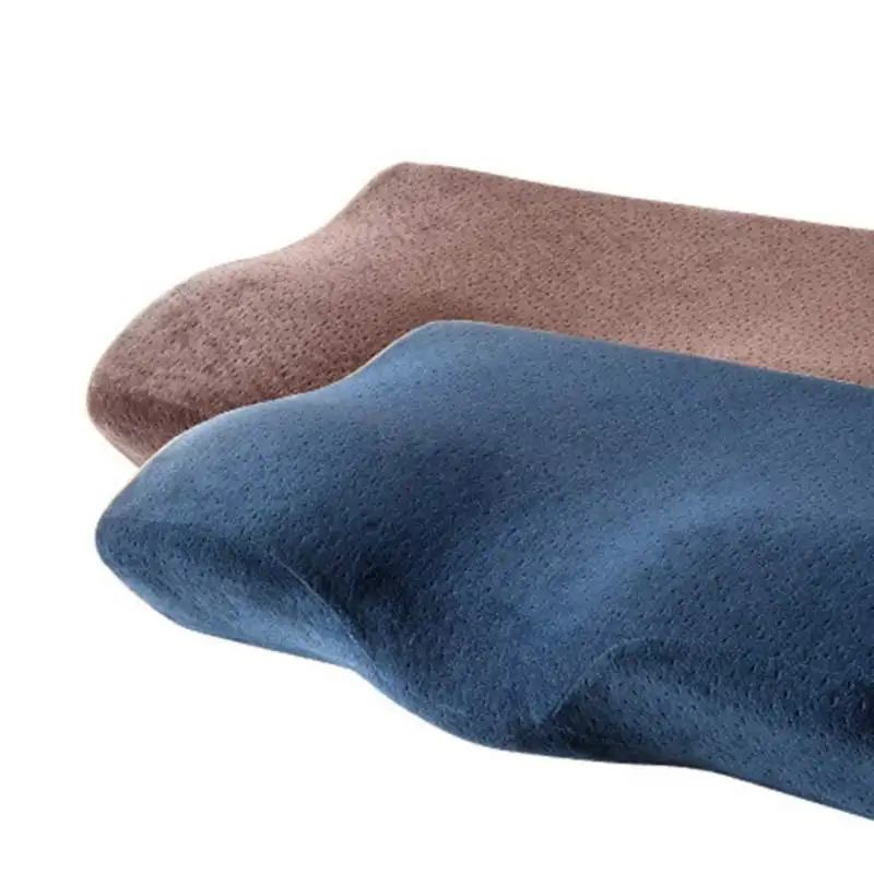 Расслабьтесь шейный позвоночник в форме бабочки подушки для шеи с эффектом памяти для взрослых медленный отскок пены памяти подушка для сна домашний текстиль