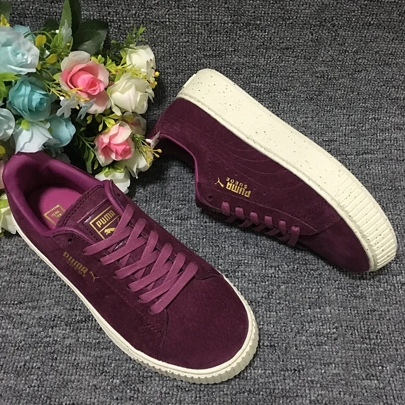 Оригинальная Puma 2018 x Алмазная Замша мужские кроссовки женские обувь для занятий
