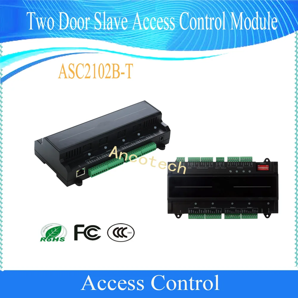 

Dahua Free Shipping RS485 Original Access Control Two Door Slave Access Control Module Without Logo ASC2102B-T