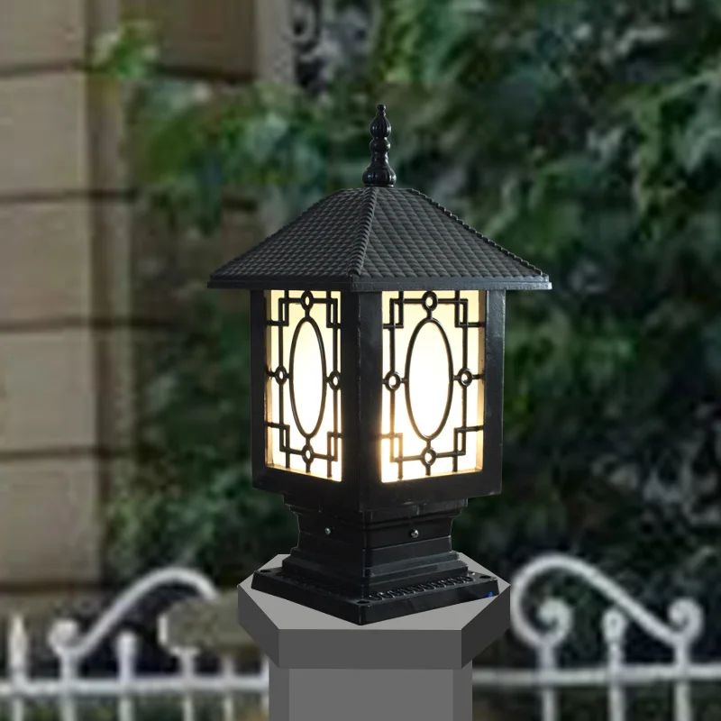 Column head lamp post caplights lamp post outdoor garden lamp fashion