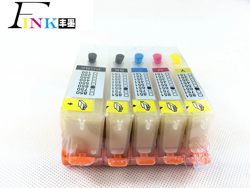 5PCS PGI 250 refill ink cartridge for Canon PIXMA MG5420 IP7220 MX722