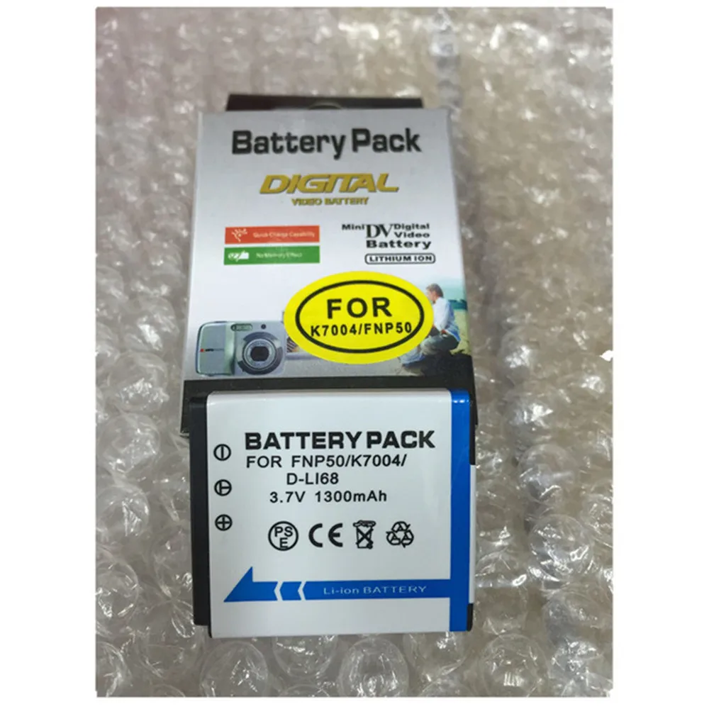 NP 50 FNP50 NP50 KLIC 7004 lithium batteries D Li68 Digital camera