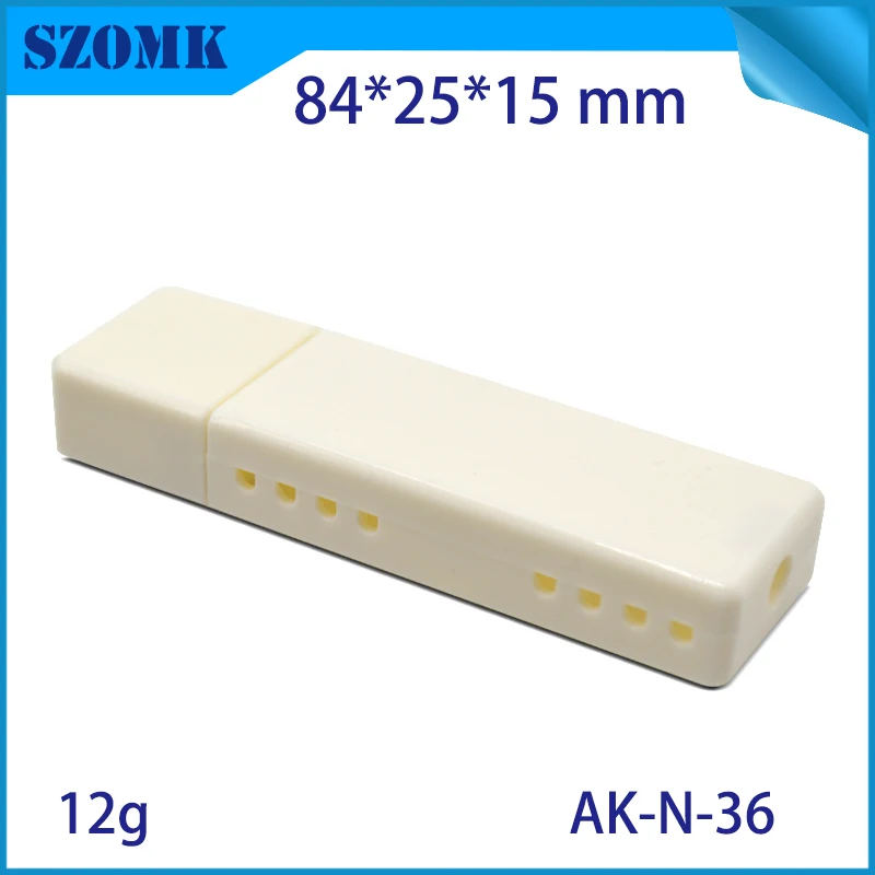 szomk plastic box for electronic project diy small usb enclosure project box plastic housing usb stick flash drive instrument case  (8)