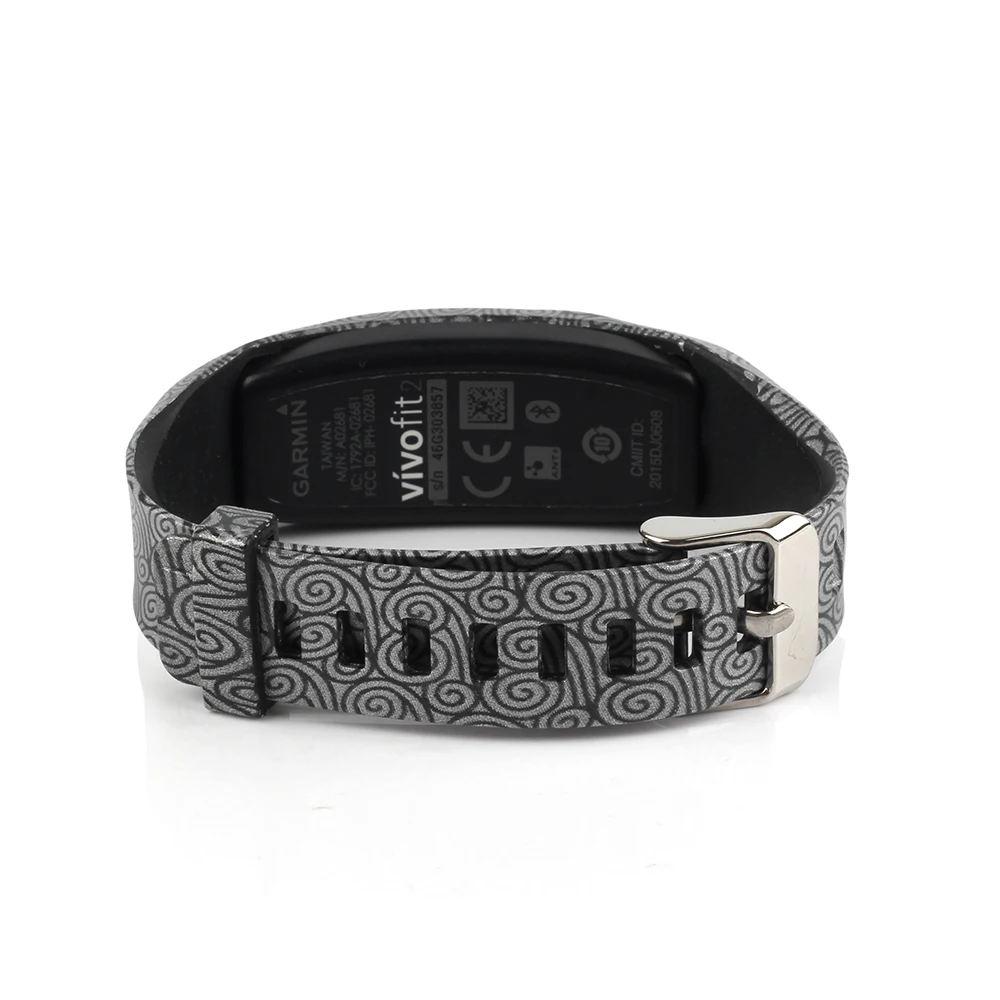 Honecumi Wristband Strap for Garmin Vivofit 2 Replacement Band with Clasps Vivofit2 Fitness Sports Silicone Bands Accessories (2)